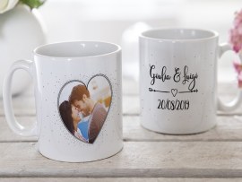 Tazza bianca con foto personalizzata
