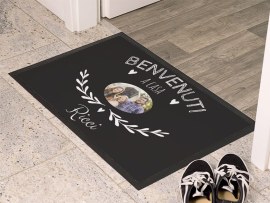 Zerbino personalizzato con nomi e foto