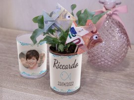 Portacandele per il battesimo