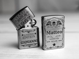 Accendino Zippo con incisione