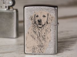 Zippo collage - Incisione di foto di cani