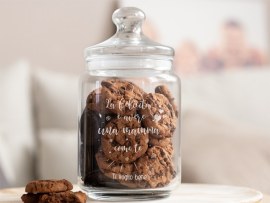 Barattolo di vetro per mamma