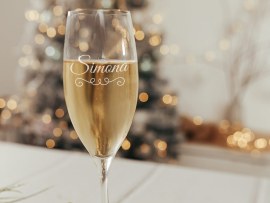 Flute da champagne con nome