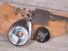 Portachiavi fotografico personalizzato