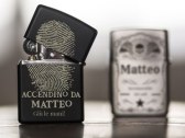 Zippo con incisione