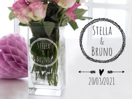 Vaso con design romantici