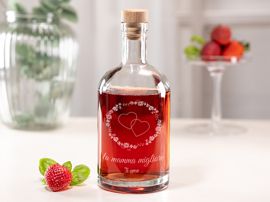 Bottiglia con incisione