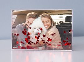 Cornice foto con glitter